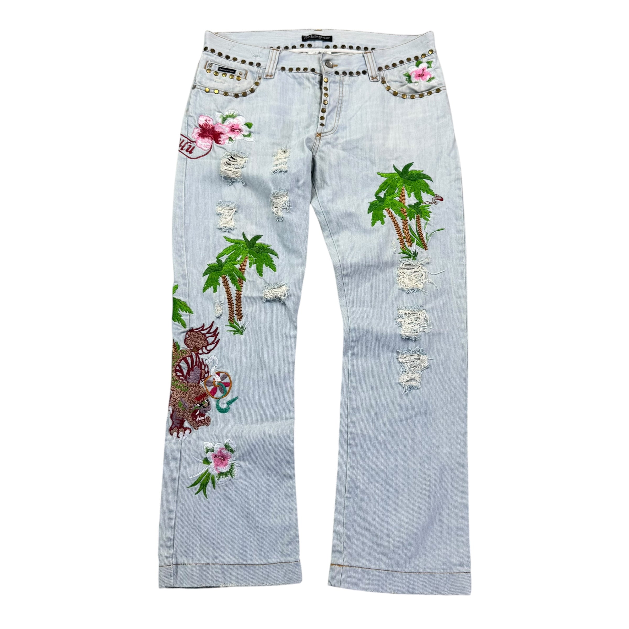 Dolce & Gabbana Hawaii Jeans