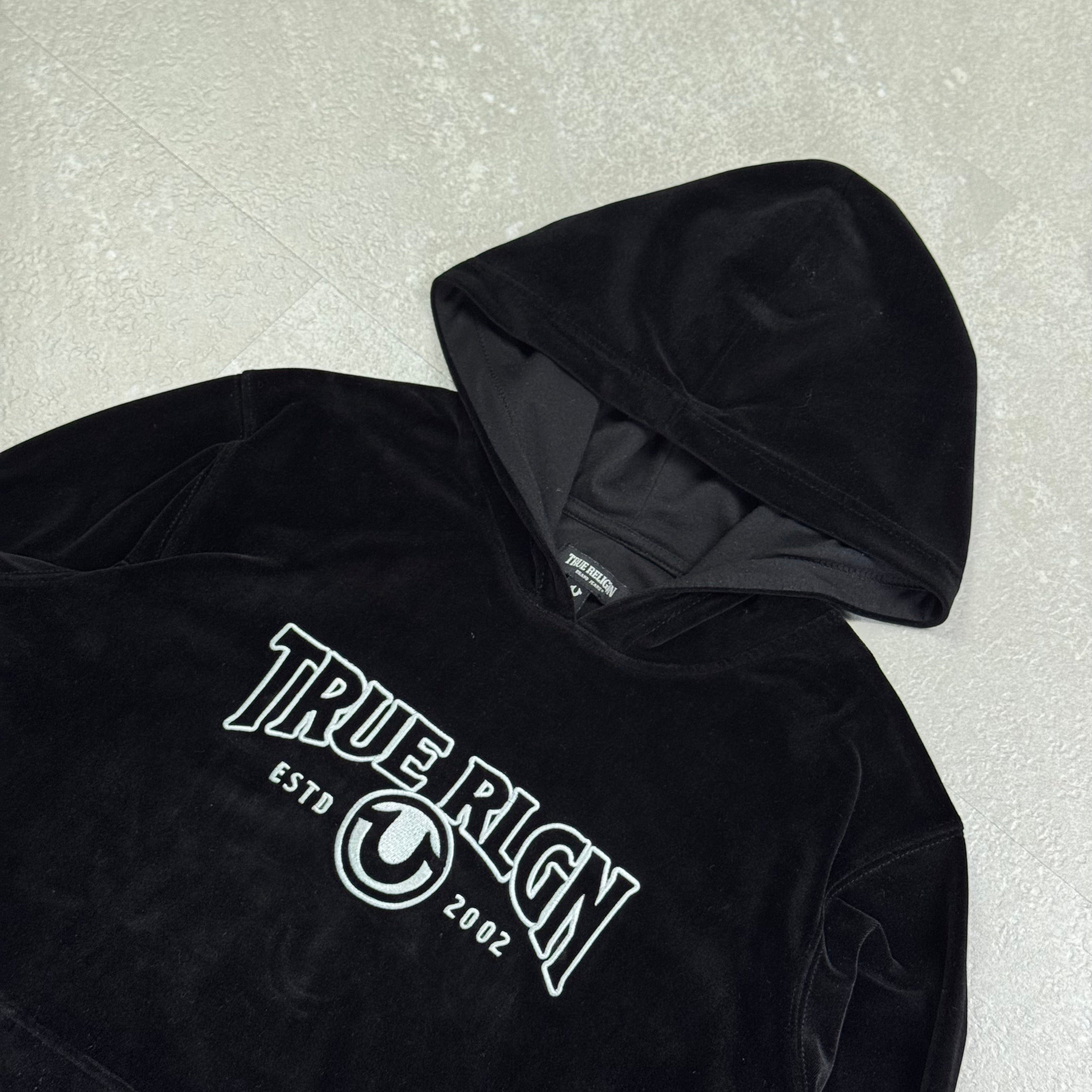 True Religion Velours Hoodie (M)